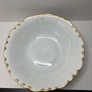 Vintage ROYAL OEG Austria 10" Serving Bowl VERAGOLD Gold Décor